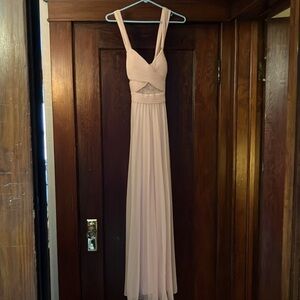 AQUA DRESSES PALE PINK PROM Dress NWOT BLOOMINGDALES WOMENS  6